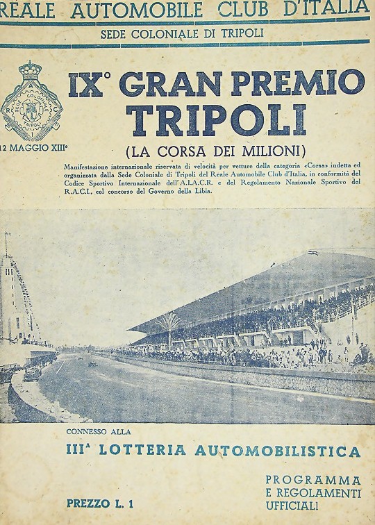 Gran Premio di Tripoli – 1935