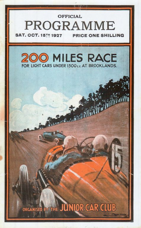 Junior Car Club 200 Miles Race – 1927