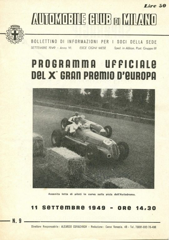 Gran Premio d’Italia – 1949