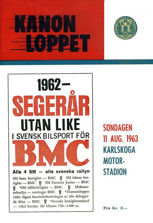 Kanonloppet – 1963